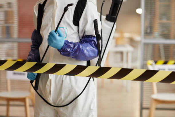 Professional Biohazard Cleanup technician working in Baldwin, MD
